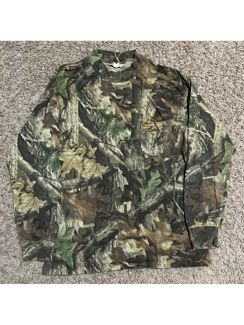 VTG Redhead Advantage Single Stitch Shirt 90’s Hunting Camo USA Large